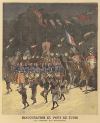 Inhuldiging van de haven van Tunis